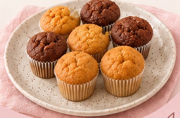 Pack Mini Muffins primer año sin azúcar sin harina refinada en Recoleta