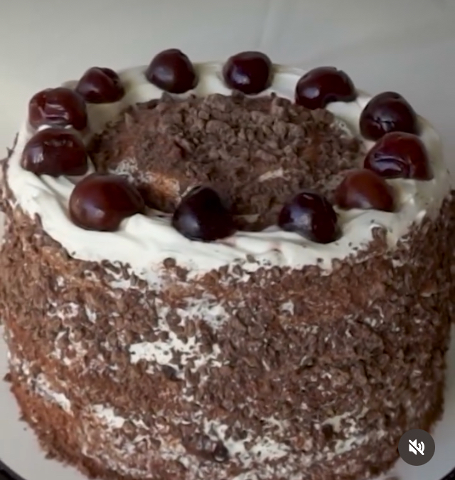 Torta Selva Negra artesanal, versión sin azúcar y keto, Recoleta